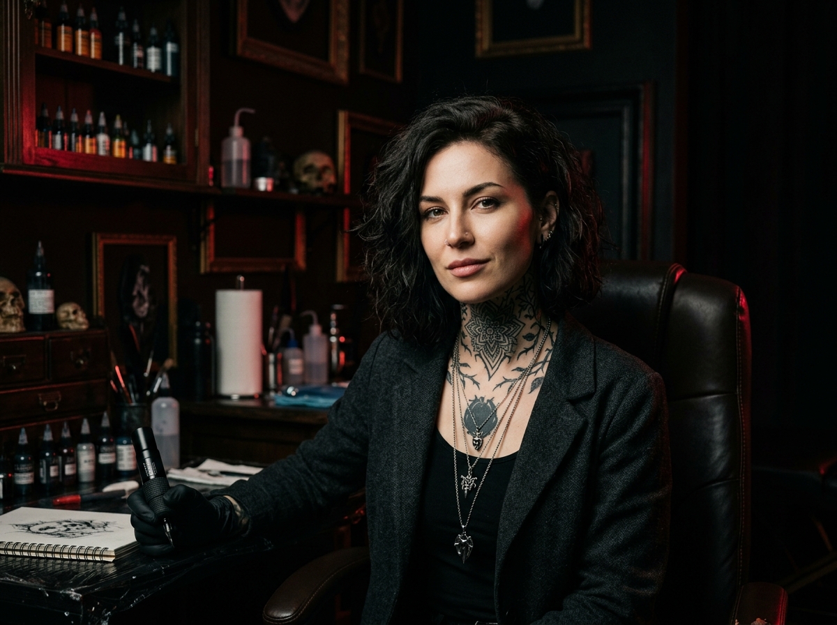 Elena Vesper Voss - Micro Realism Tattoo Master