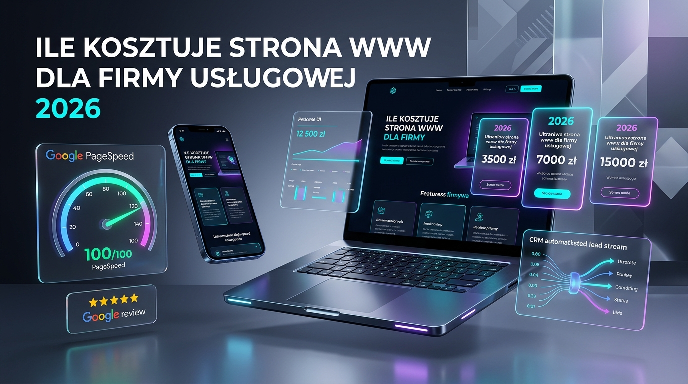 Ile kosztuje strona WWW dla firmy usługowej w 2026 roku