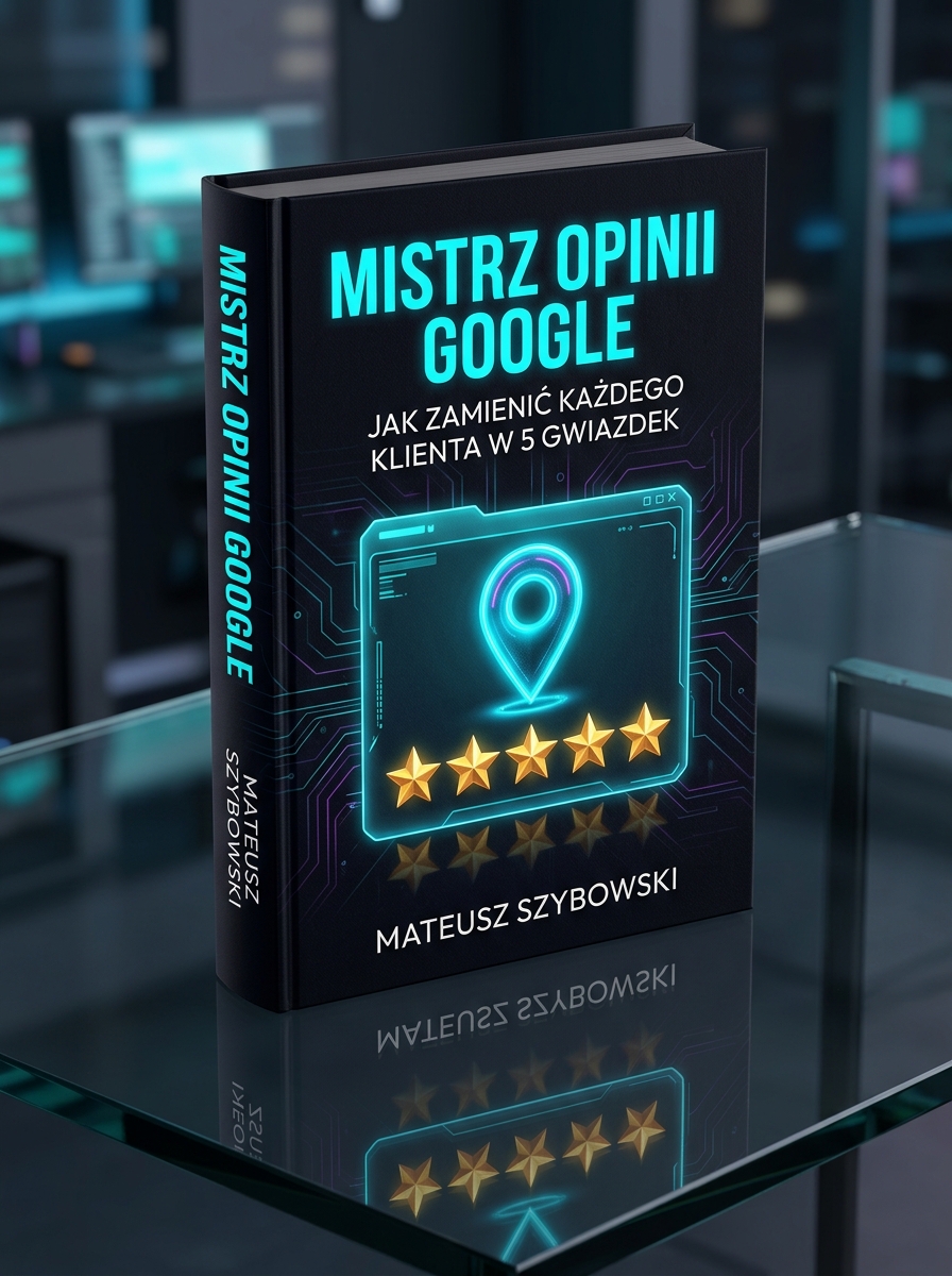 Okładka Ebooka Mistrz Opinii Google